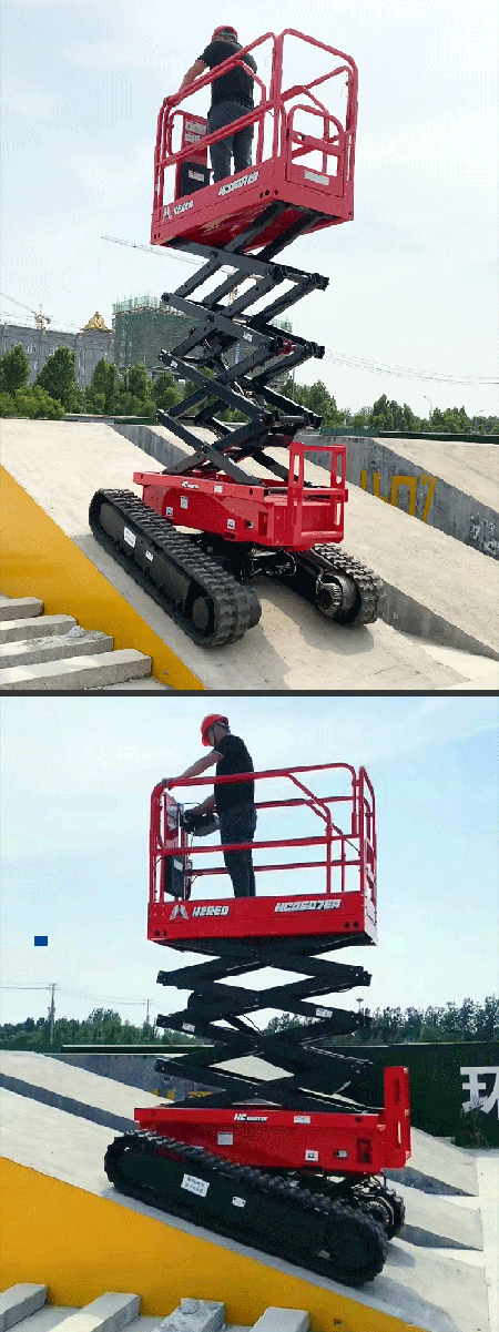 Yeni Otomatik Tesviye Paletli Makas Asansörü Yeni Otomatik Tesviye Paletli Makas Asansörü